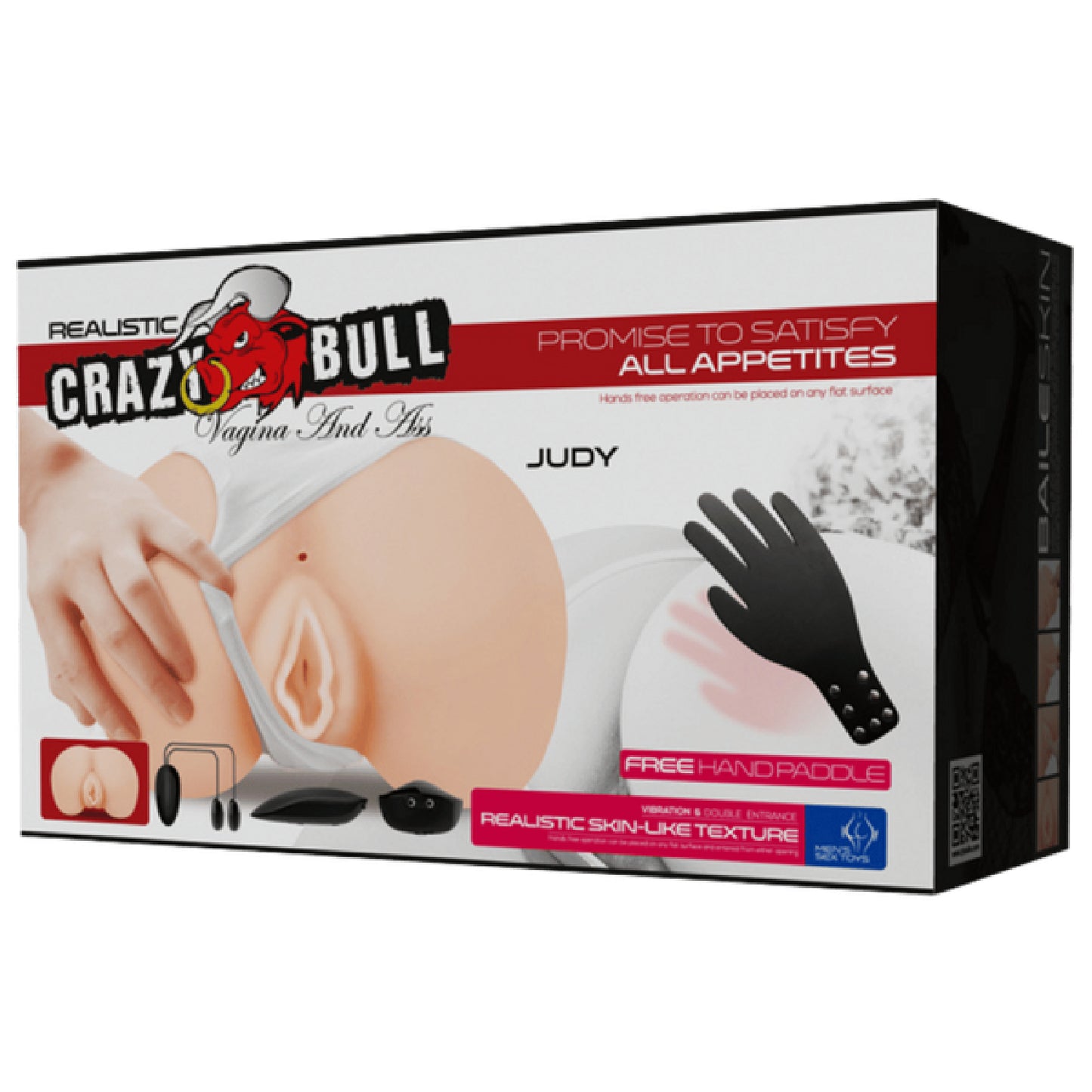 Pretty Love – Crazy Bull Judy Vagina & Ass Masturbator | Vibrating Male Masturbator