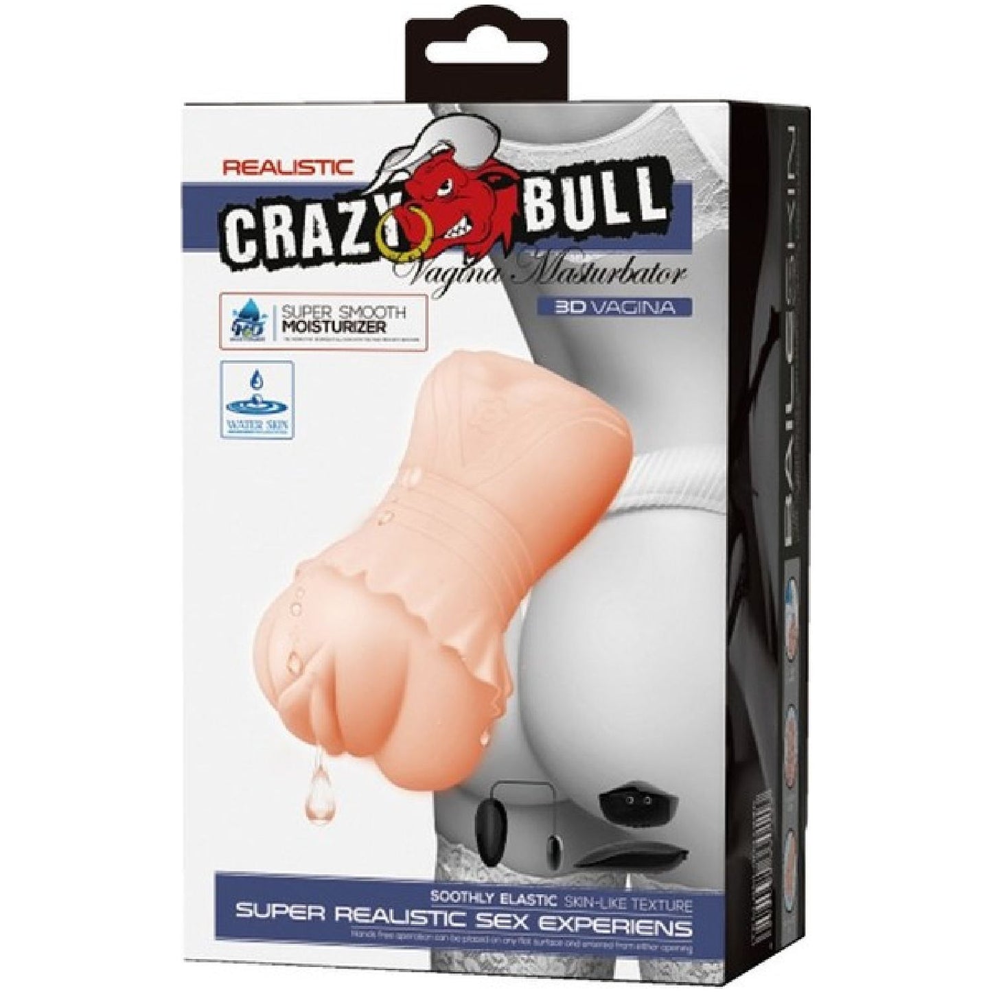 Pretty Love - Crazy Bull Water Activated 3D Vibrating Vagina | Vagina Masturbator