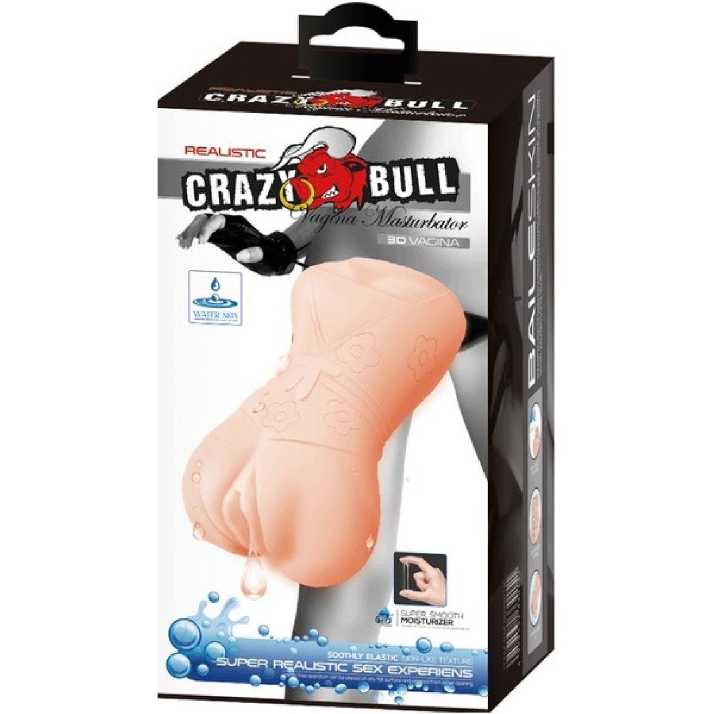 Pretty Love – Crazy Bull Realistic 3D Vagina | Water Activated Male Masturbator