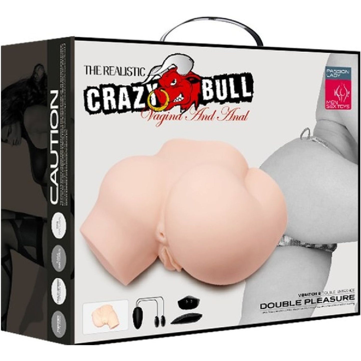 Pretty Love – Crazy Bull Double Pleasure (Vagina & Anal) | Vibrating Male Masturbator