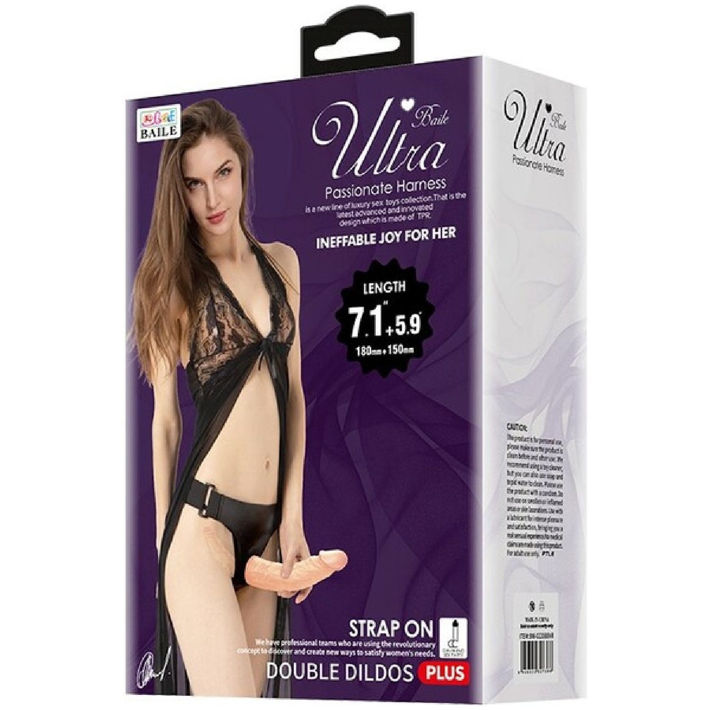 Pretty Love - Baile Ultra Passionate Harness | Double-Ended Strap-On Dildo