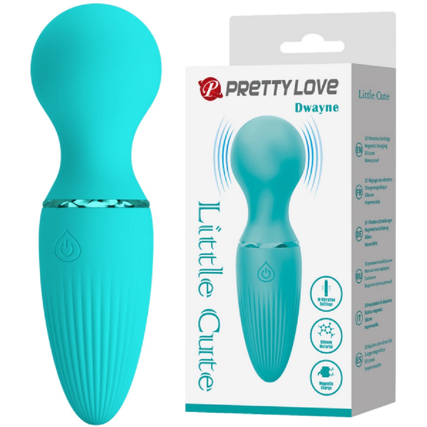 Pretty Love - Little Cute Mini Wand Dwayne | Mini Wand Massager