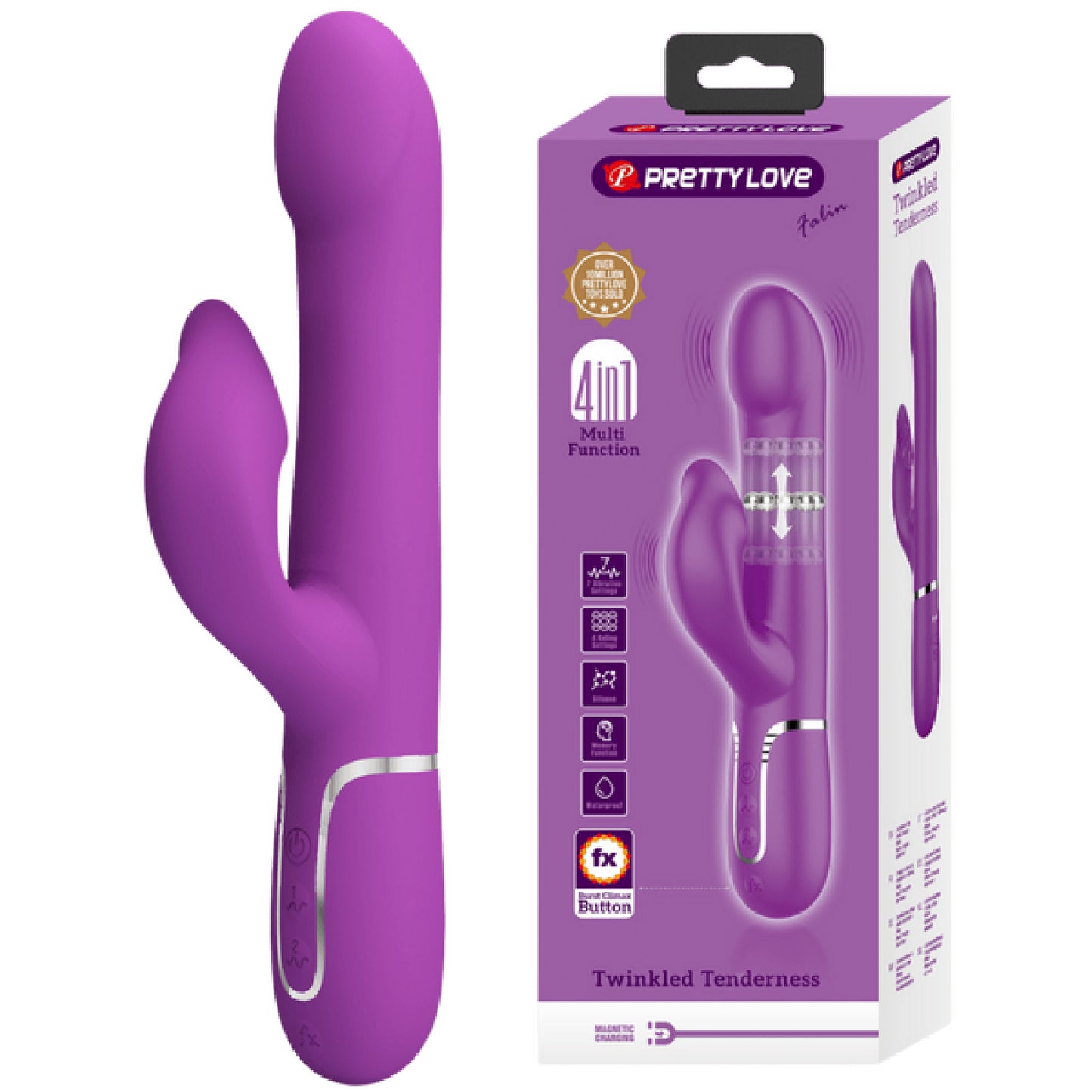 Pretty Love - Twinkled Tenderness Falin 4in1 | Multi-function Vibrator