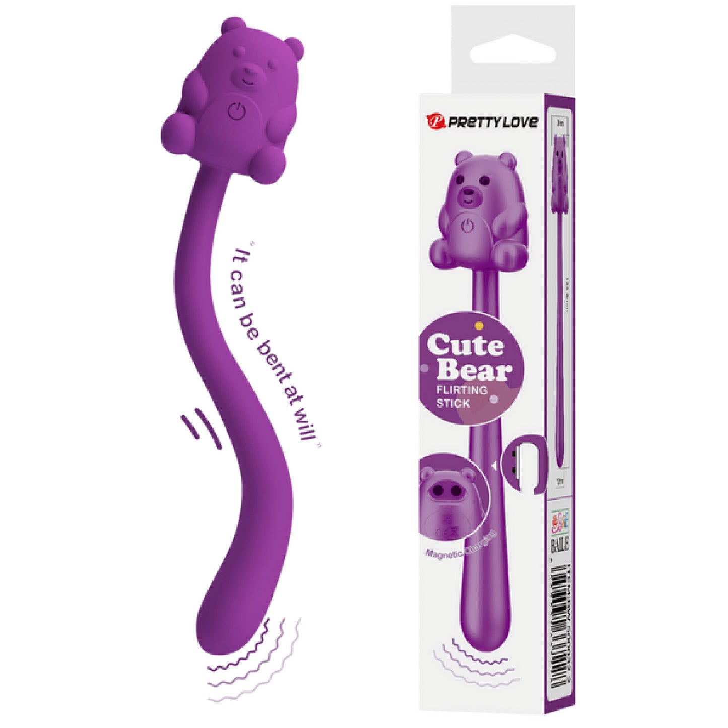 Pretty Love - Cute Bear Flirting Stick | Vibrator
