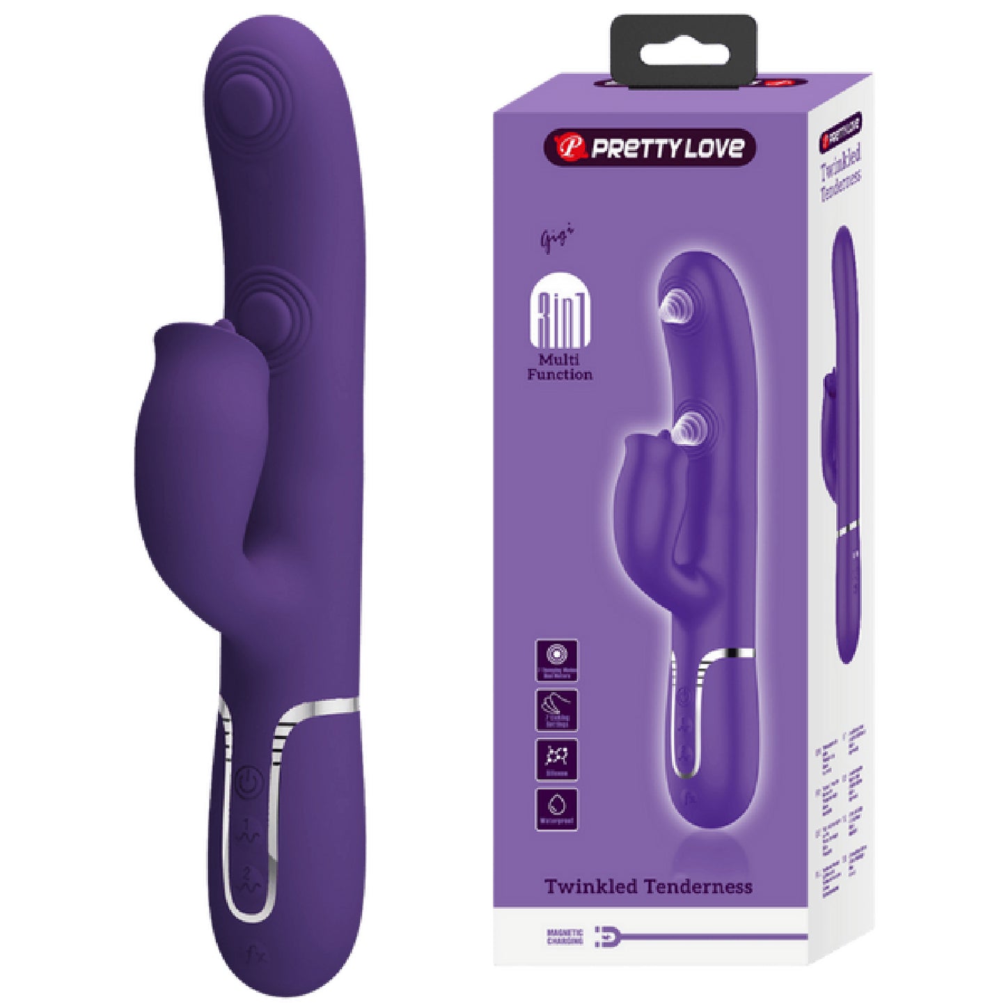Pretty Love - Twinkled Tenderness Gigi 3in1 | Multi-function Vibrator