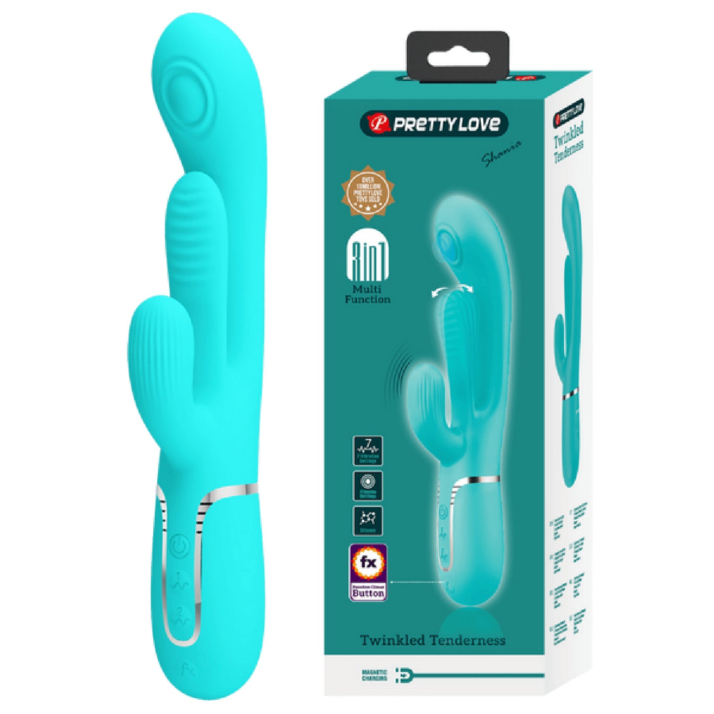 Pretty Love - Twinkled Tenderness Shania 4in1 | Multi-function Vibrator
