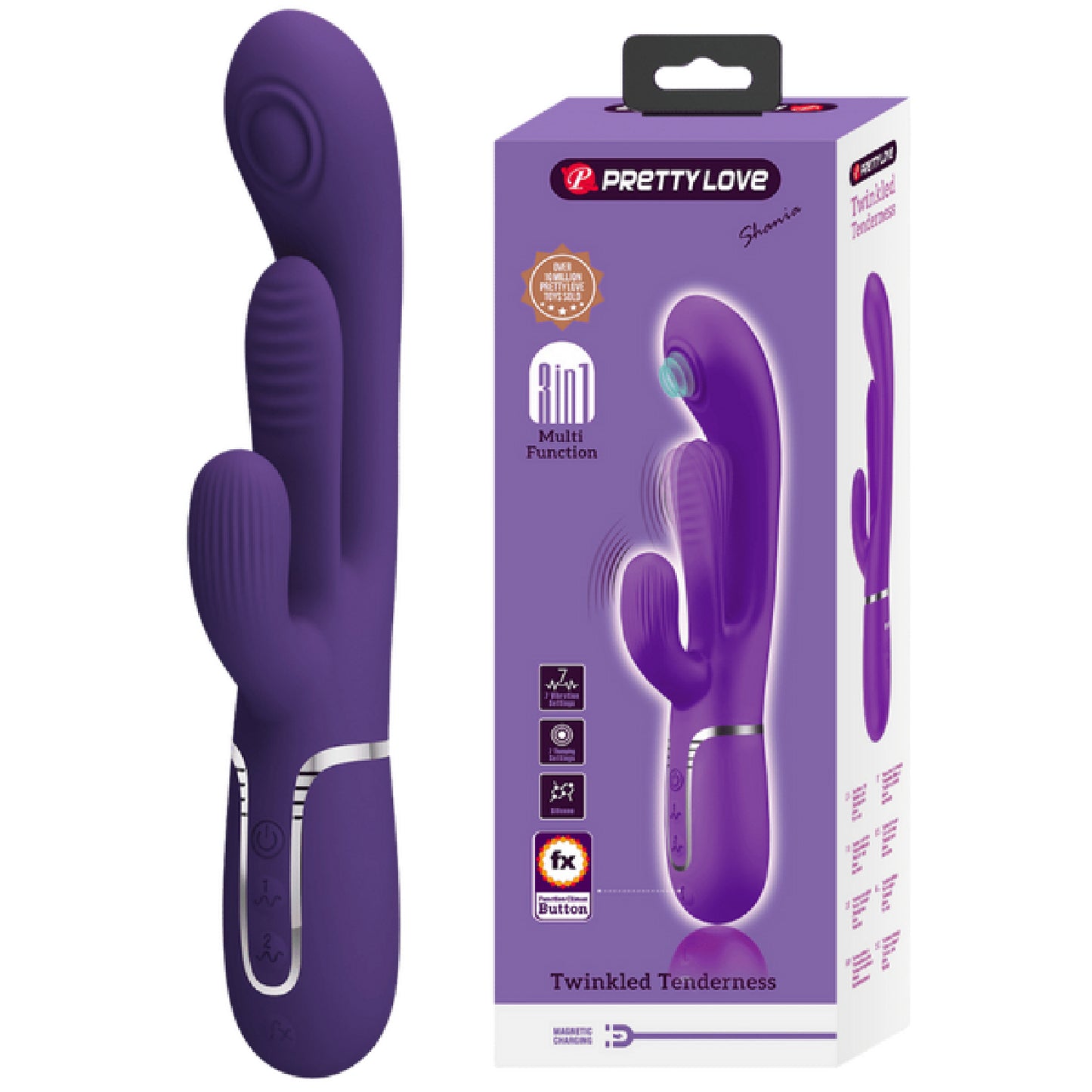 Pretty Love - Twinkled Tenderness Shania 4in1 | Multi-function Vibrator