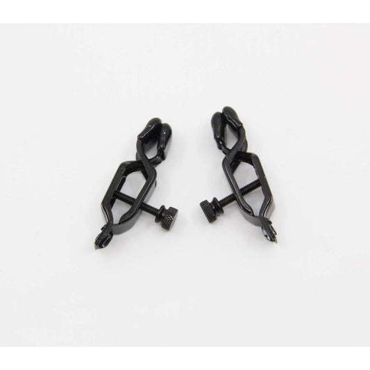 Love In Leather - Wide Bullnose Nipple Clamps | Screw Adjustment