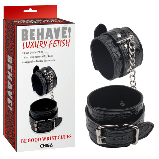 Chisa - Behave Luxury Fetish Be Good Wrist Cuffs | Bondage Cuffs