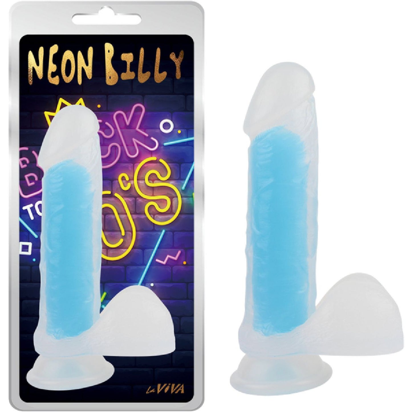 Laviva - Neon Billy 7.6" | Glow-in-the-Dark Dildo