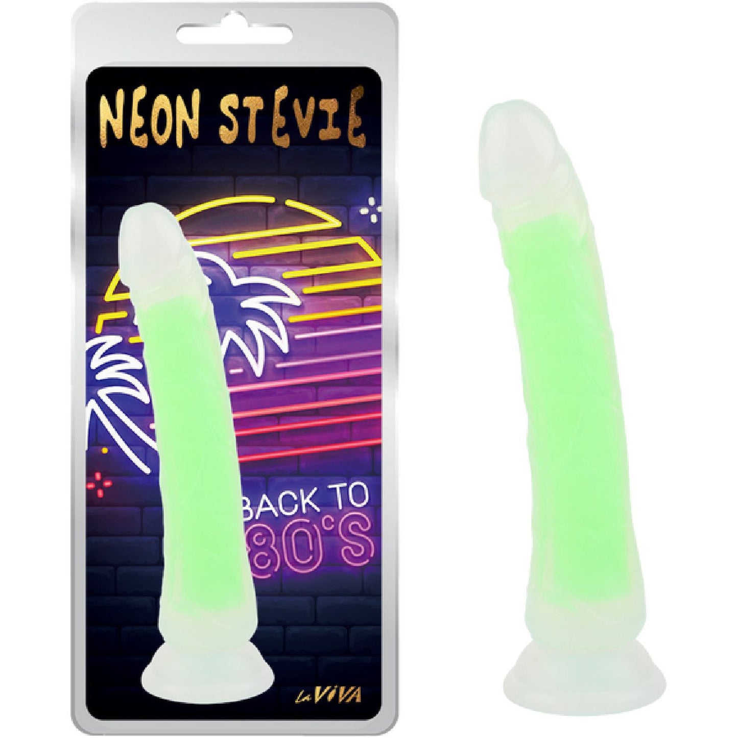 Laviva - Neon Stevie 8.4" | Glow-in-the-Dark Dildo