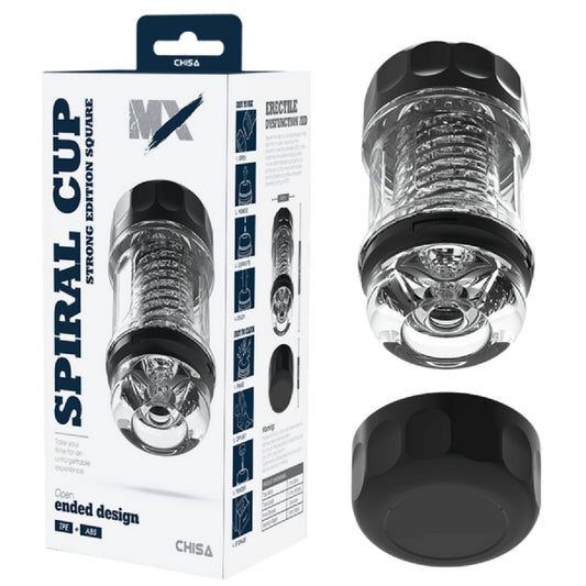 Chisa Spiral Cup Strong Edition Square | Masturbator Sleeve