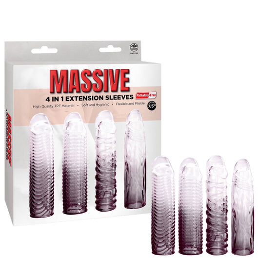 Excellent Power – Massive 4 in 1 Extension Sleeves | Sleeve Kit