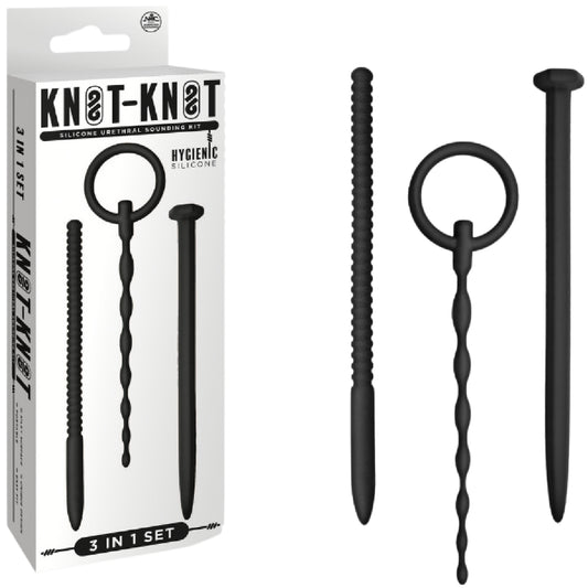 Excellent Power – Knot-Knot Nail 3-in-1 | Silicone Urethral Sounding Kit