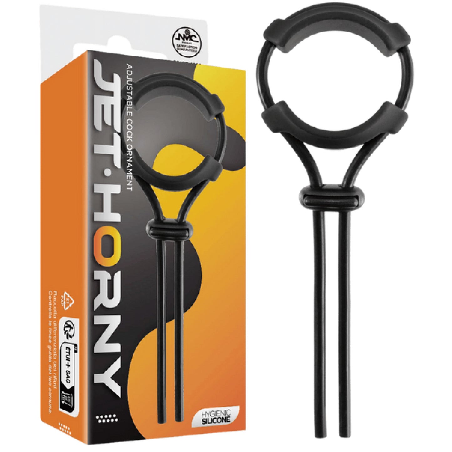 Excellent Power – Jet Horny Adjustable Cock Ornament | Adjustable Cock Ring