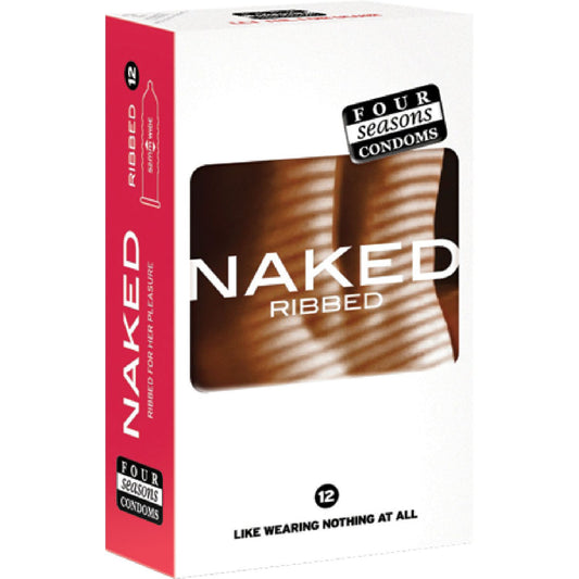 Four Seasons - 12 Pack Naked Ribbed | Condoms
