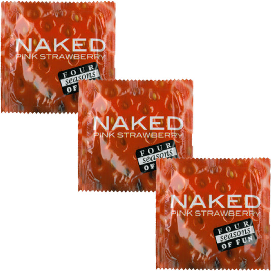 Four Seasons - 144 Pack Naked Strawberry | Condoms