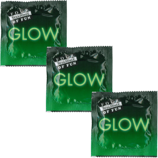 Four Seasons - 144 Pack Glow Glow-in-the-Dark | Condoms