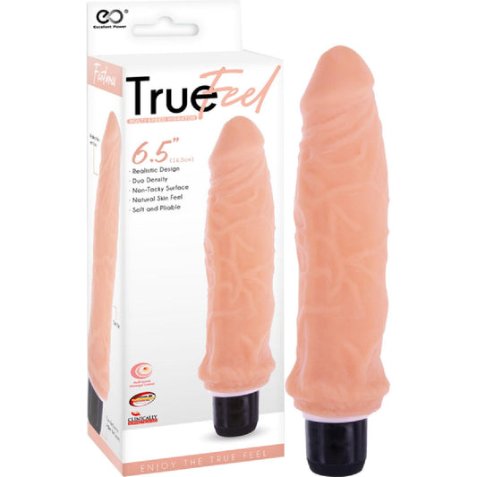 Excellent Power – Ribbed True Feel Multispeed Vibrator 16.5cm | Realistic Vibrator