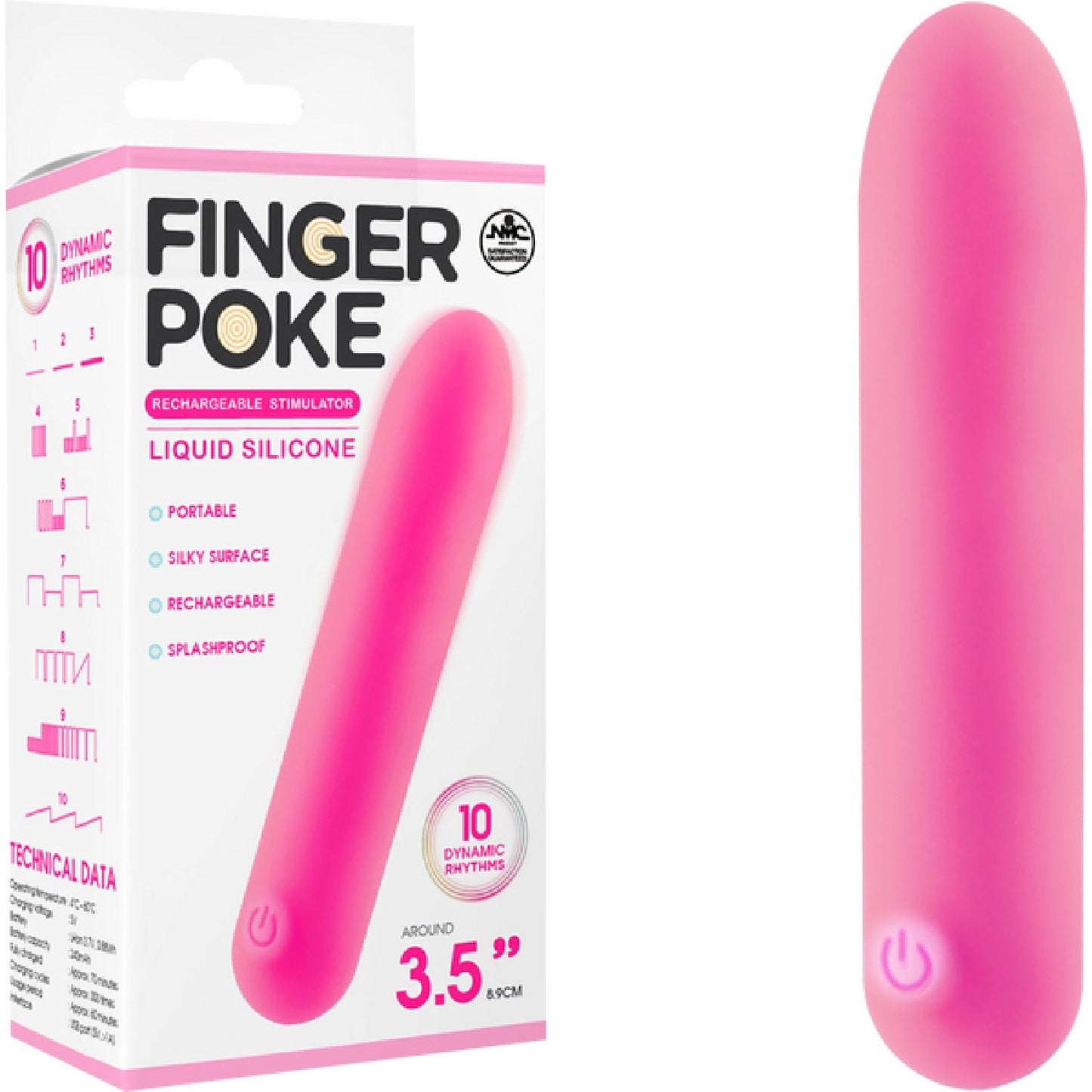 Excellent Power – Finger Poke 3.5" Rechargeable Stimulator | Clitoral Stimulator