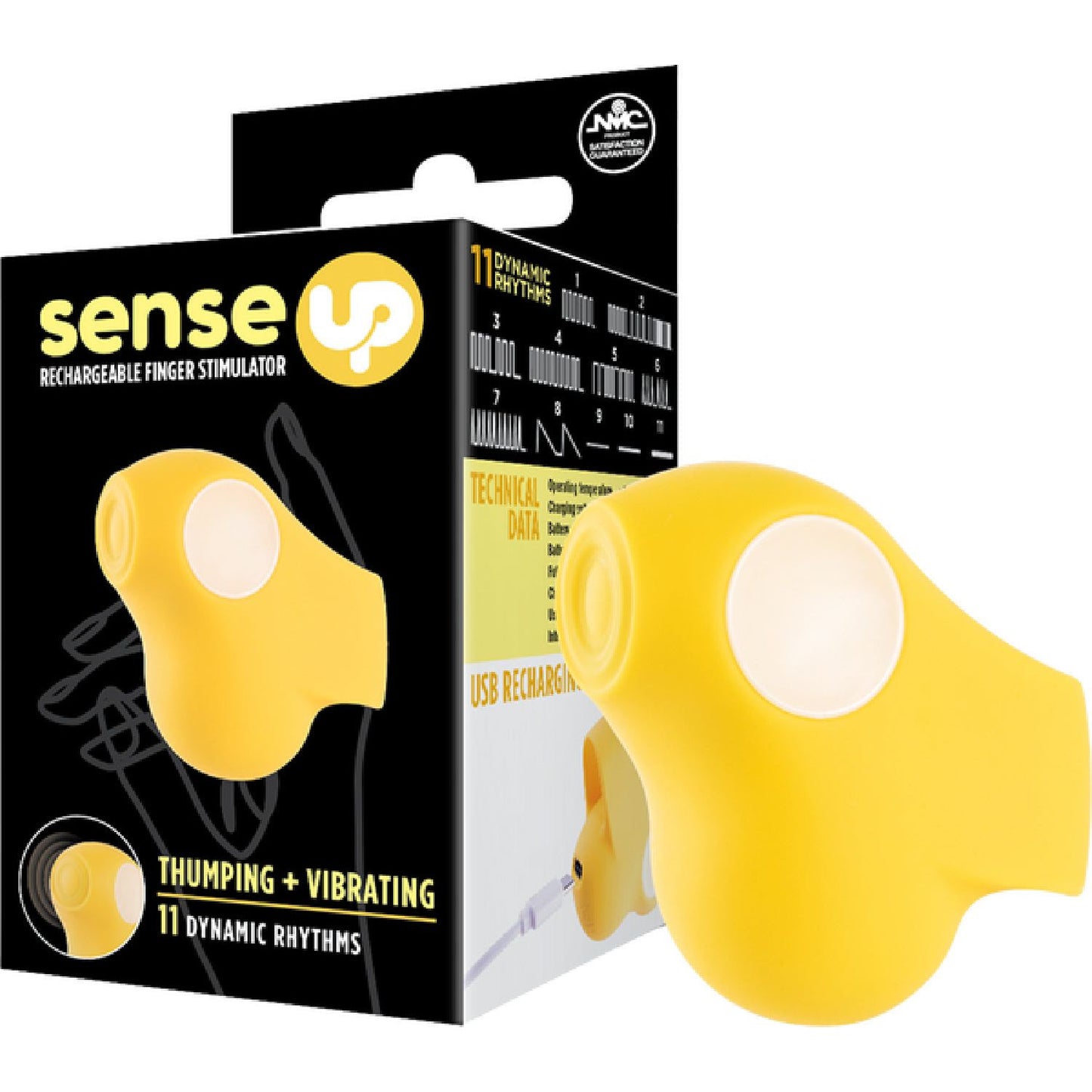 Excellent Power – Sense Up Rechargeable Finger Stimulator | Thumping & Vibrating Finger Toy
