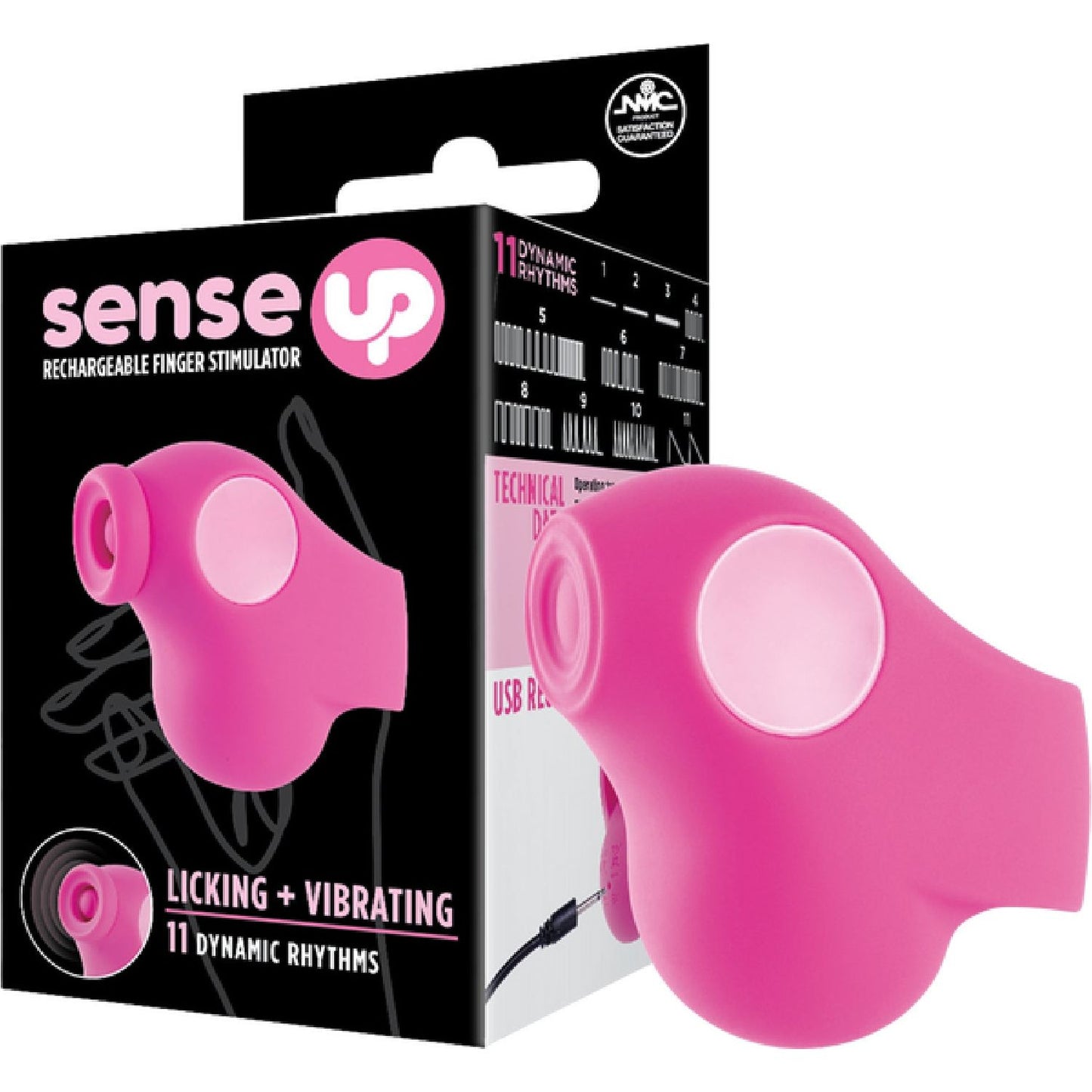 Excellent Power – Sense Up Rechargeable Finger Stimulator | Thumping & Vibrating Finger Toy