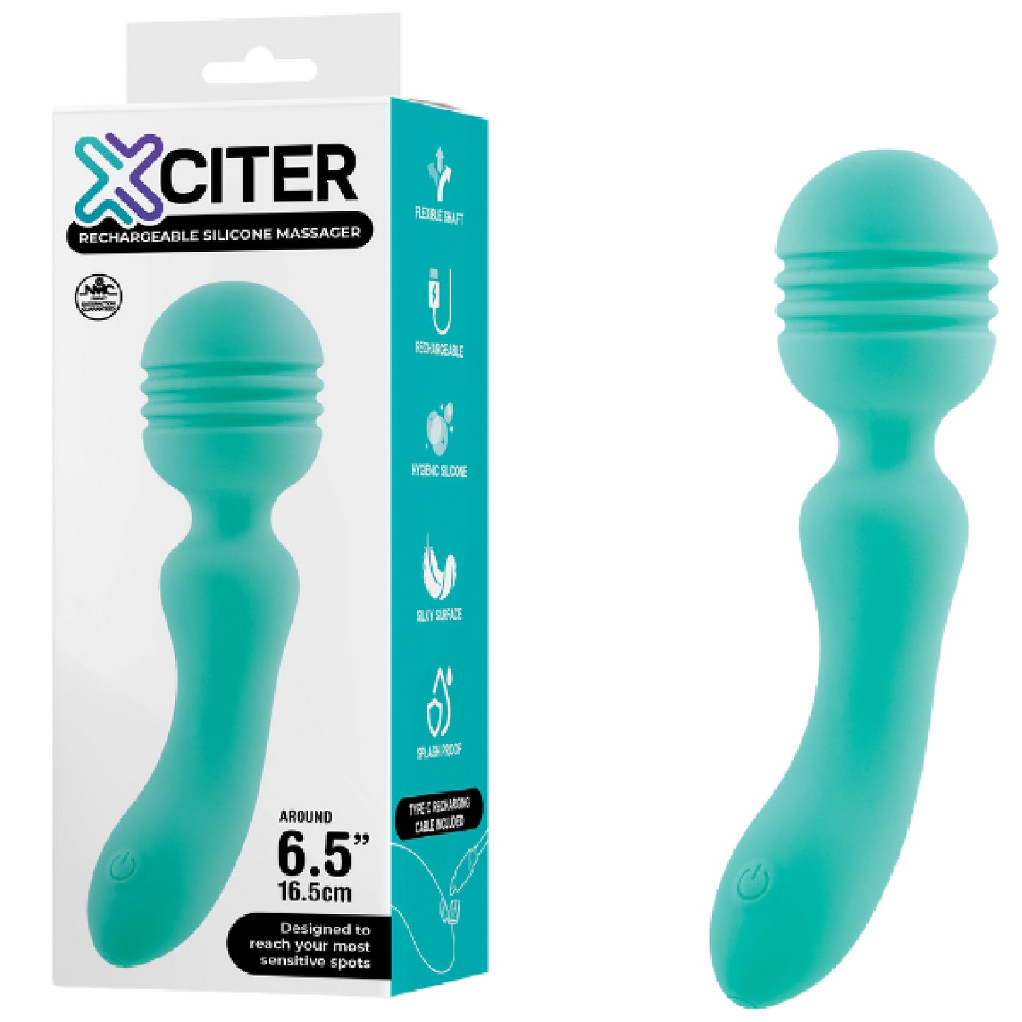 Excellent Power – Xciter Rechargeable Silicone Massager | Body Wand