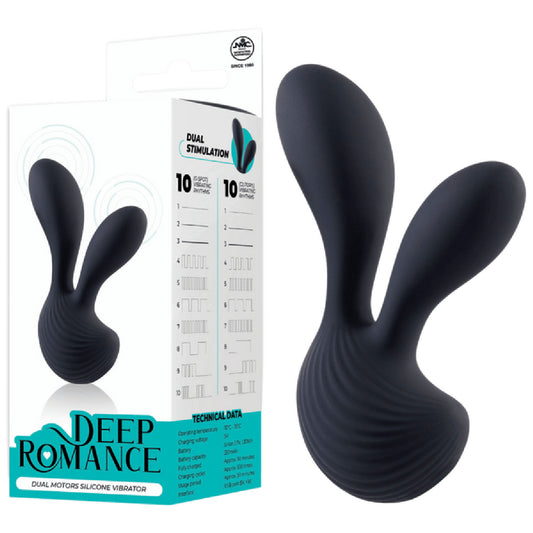 Excellent Power – Deep Romance Dual Motors Silicone Vibrator | Dual-Stimulation Vibrator