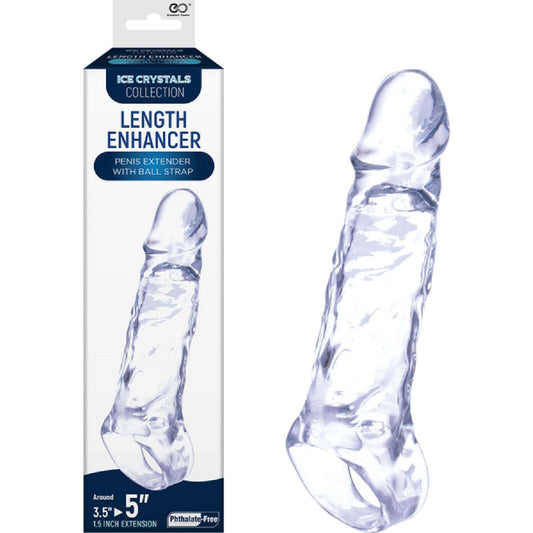 Excellent Power – Ice Crystals Collection Length Enhancer 5" | Penis Sleeve