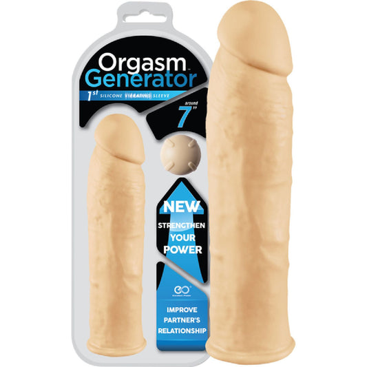 Excellent Power - 7" Orgasm Generator 1st Silicone Vibrating Sleeve | Vibrating Sleeve