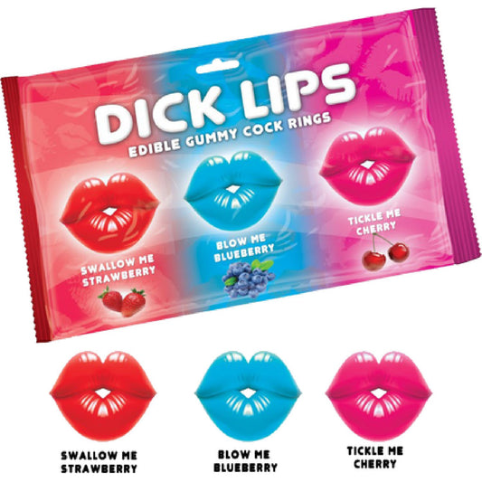 Hott Products Unlimited - Dick Lips | Edible Gummy Cock Rings