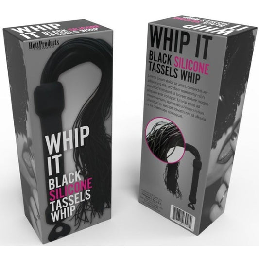 Hott Products Unlimited – Whip It! Black Tassel | Silicone Tassel Whip