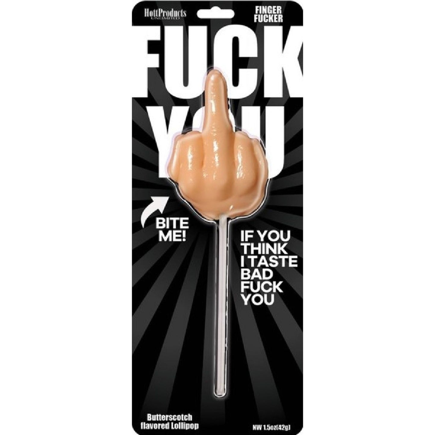 Hott Products Unlimited - Fuck You Finger Fucker Lollipop | Lollipop