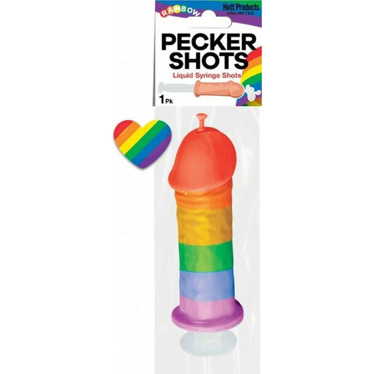 Hott Products Unlimited – Rainbow Pecker Shots | Liquid Syringe