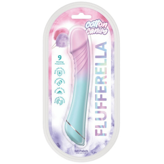 Hott Products Unlimited - Cotton Candy Flufferella | Rechargeable Vibrator