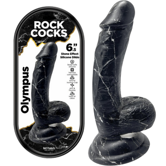 Hott Products Unlimited - Rock Cocks 6" Stone Effect Silicone Dildo | Silicone Dildo