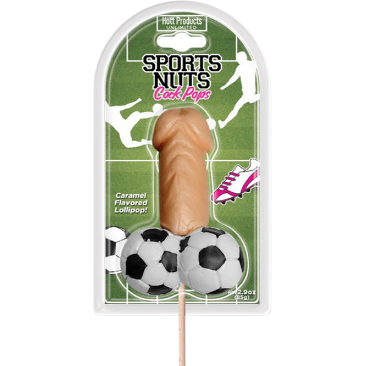 Hott Products Unlimited – Sports Nuts Cock Pop | Novelty Lollipop
