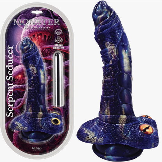 Hott Products Unlimited – Monster Romance Serpent Seducer | Vibrating Fantasy Dildo