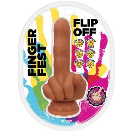 Hott Products Unlimited – Finger Fest Flip Off | Finger Shaped Dildo