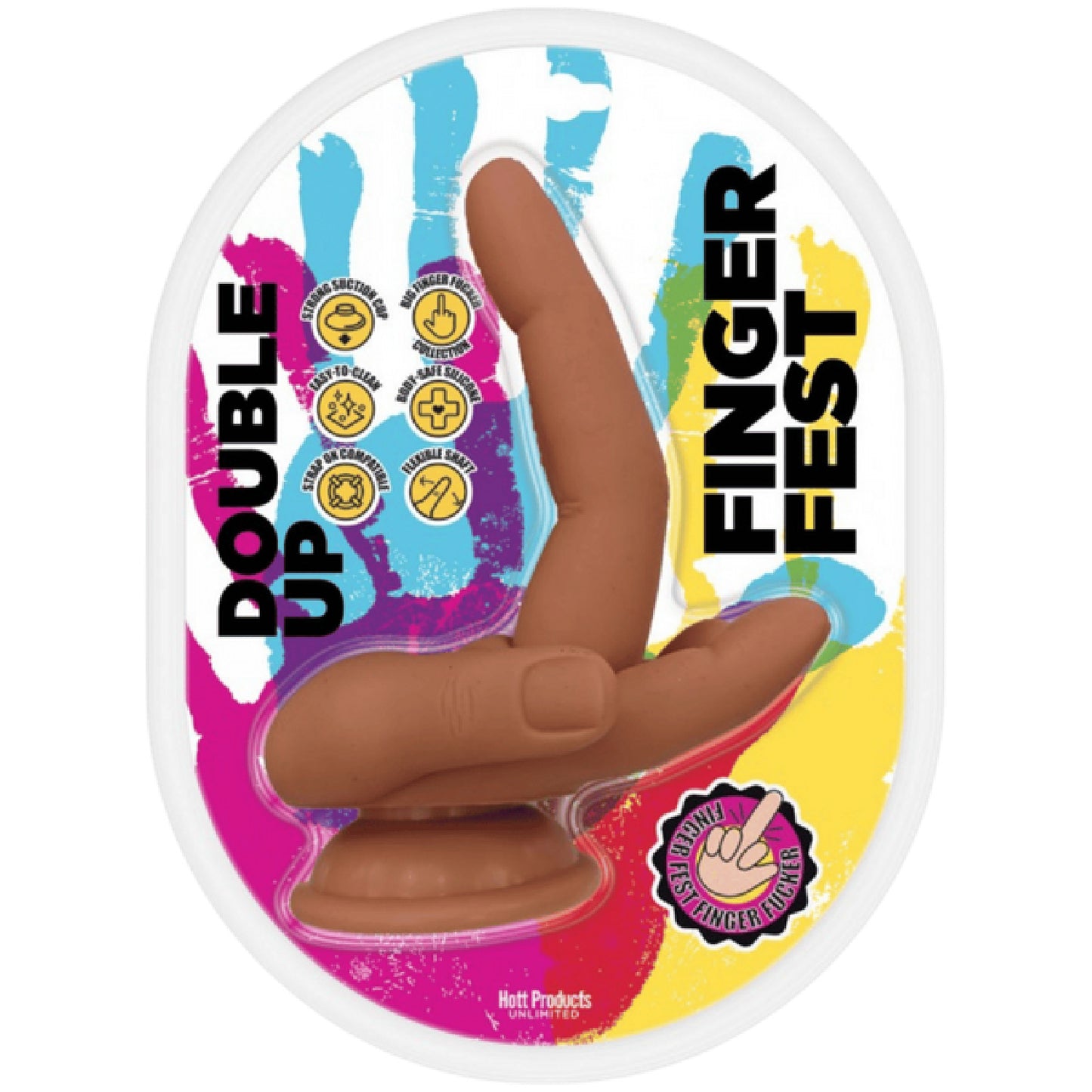 Hott Products Unlimited - Finger Fest Double Up | Finger Shaped Dildo