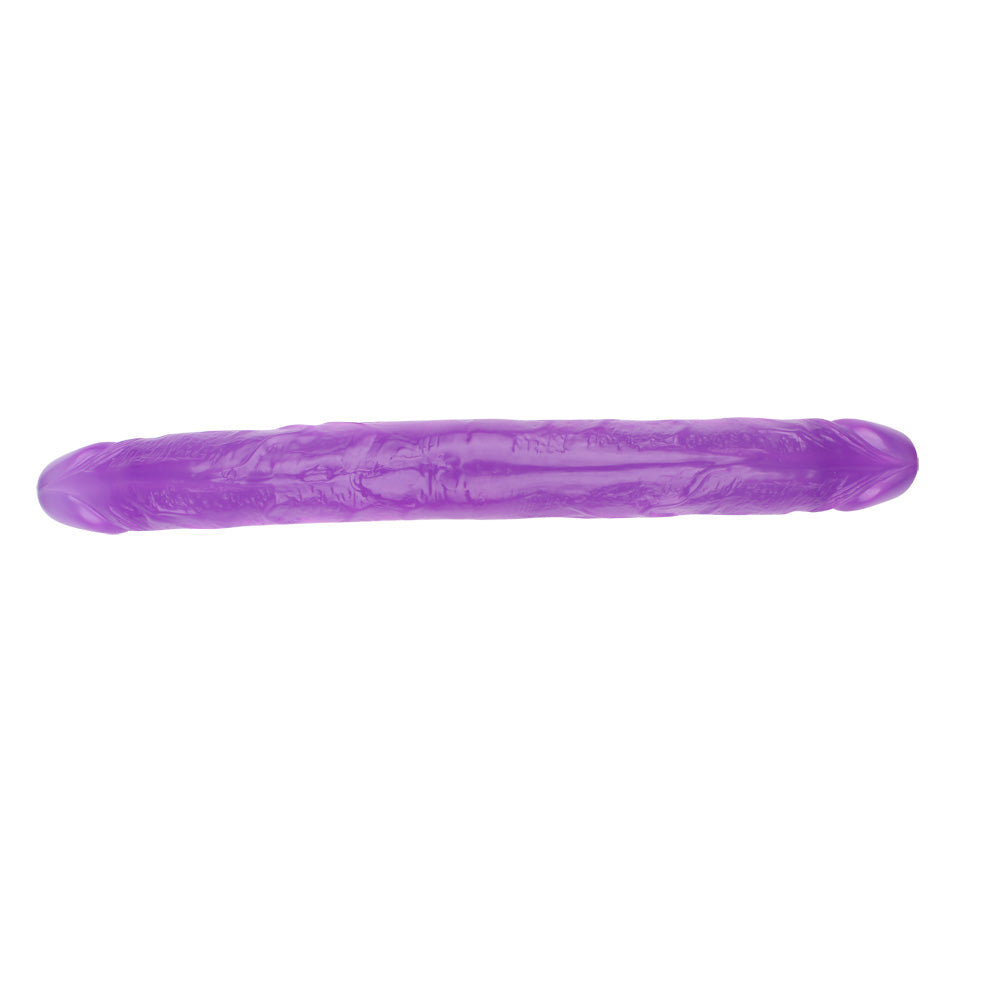 Hi-Rubber - 12.8 Inch Double Dildo | Purple