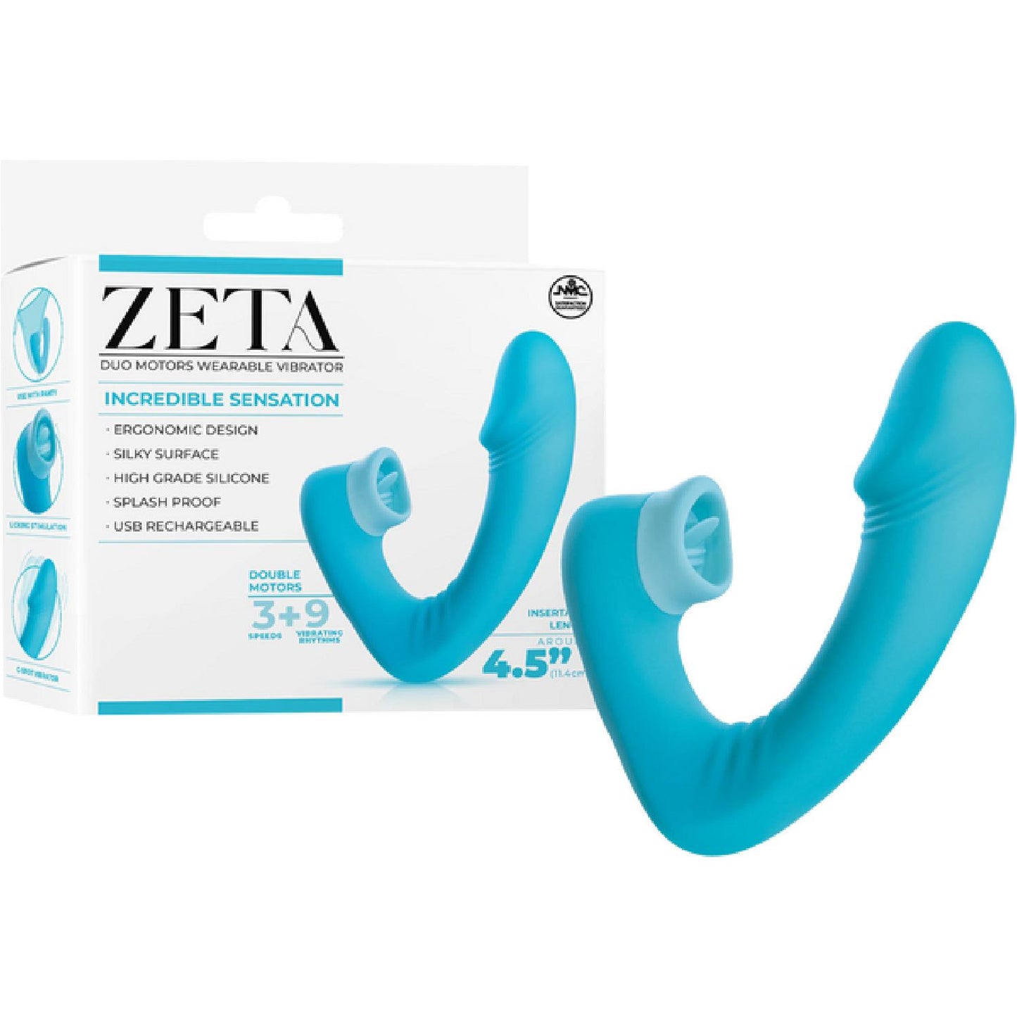 Excellent Power - Zeta Duo Motors Wearable Vibrator | Wearable G-Spot Vibrator