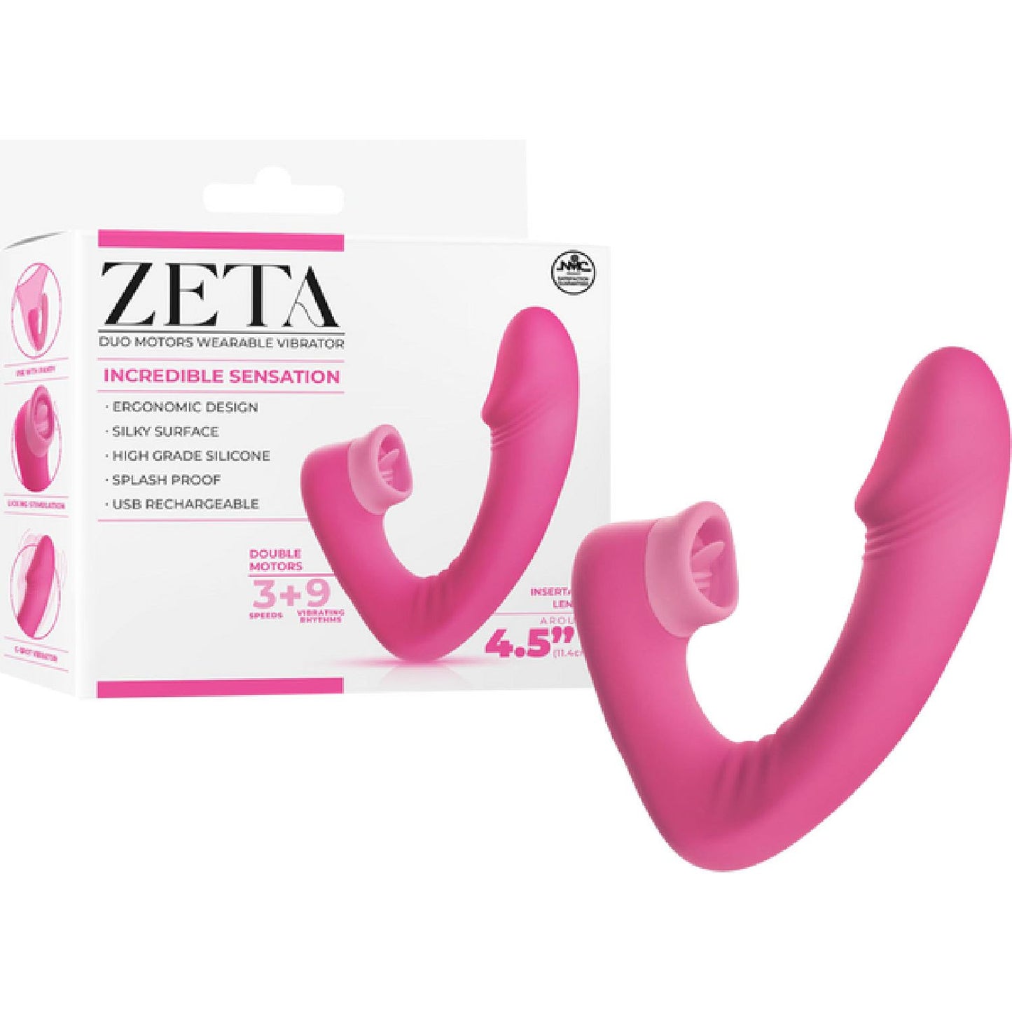 Excellent Power - Zeta Duo Motors Wearable Vibrator | Wearable G-Spot Vibrator