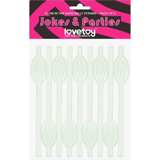Lovetoy – Jokes & Parties Pack of 9 | Pussy Straws