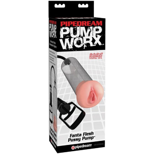Pipedream Pump Worx - Fanta Flesh Pussy Pump | Penis Pump