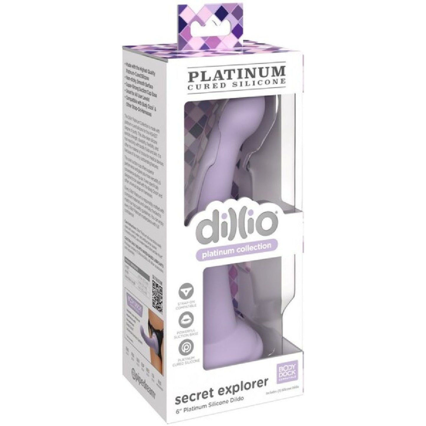 Pipedream – Dillio Platinum Secret Explorer | Dildo