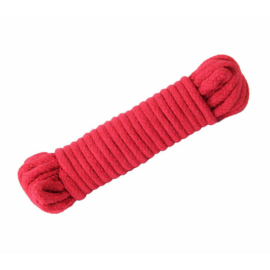 Love In Leather - 20m Cotton Bondage Rope | Red