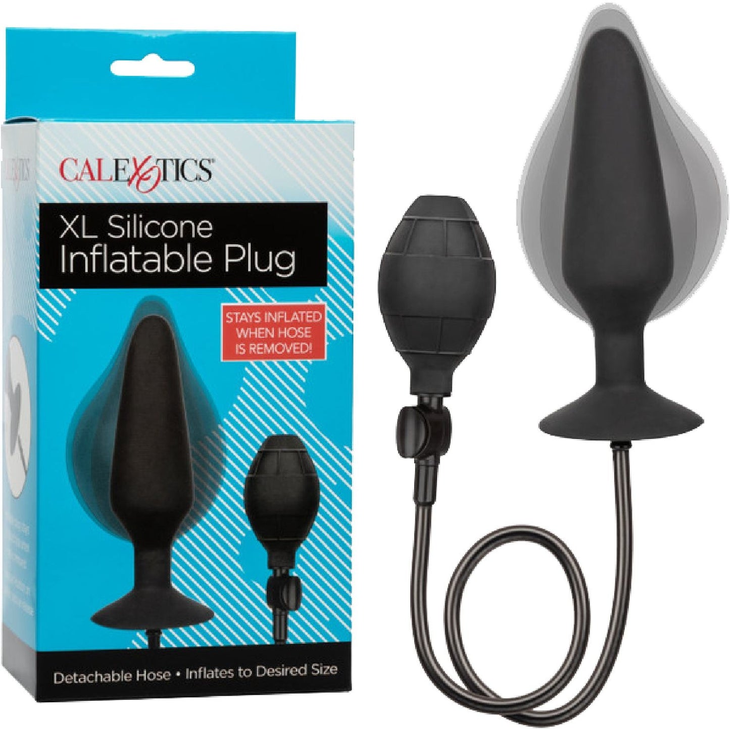CalExotics – Medium Silicone Inflatable Plug | Inflatable Anal Plug