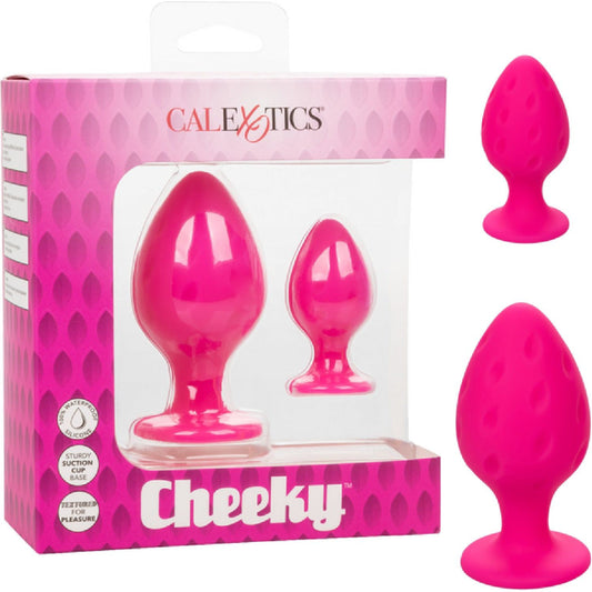 CalExotics – Cheeky™ Anal Plugs | 2-Piece Textured Silicone Plug Set