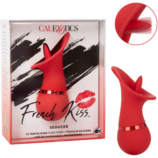 CalExotics – French Kiss™ Seducer | Compact Flickering Tongue Teaser Vibrator